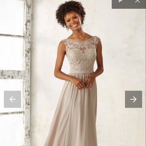Morilee bridesmaid dress. Latte color. Worn once